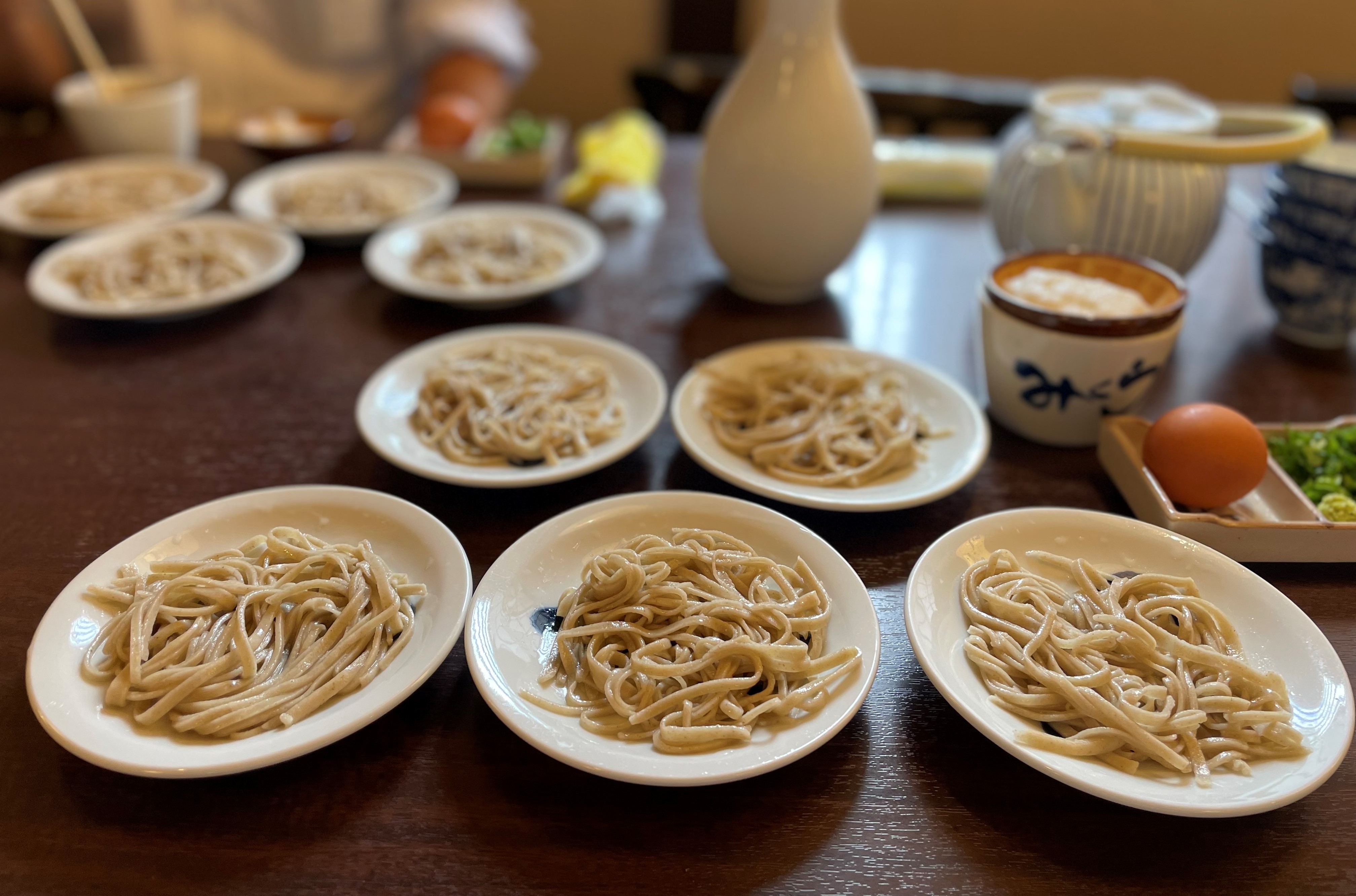 出石城跡《そば打ち体験》